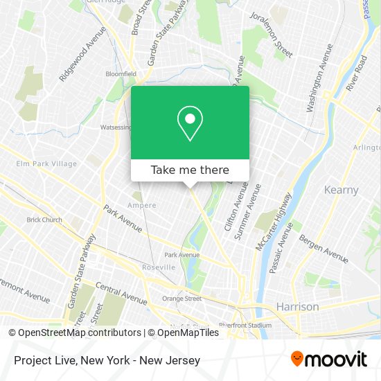 Project Live map