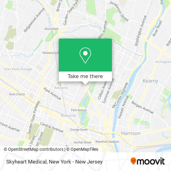 Skyheart Medical map