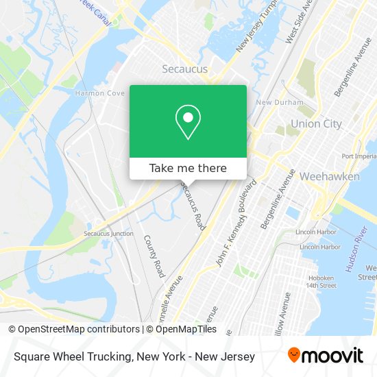 Square Wheel Trucking map