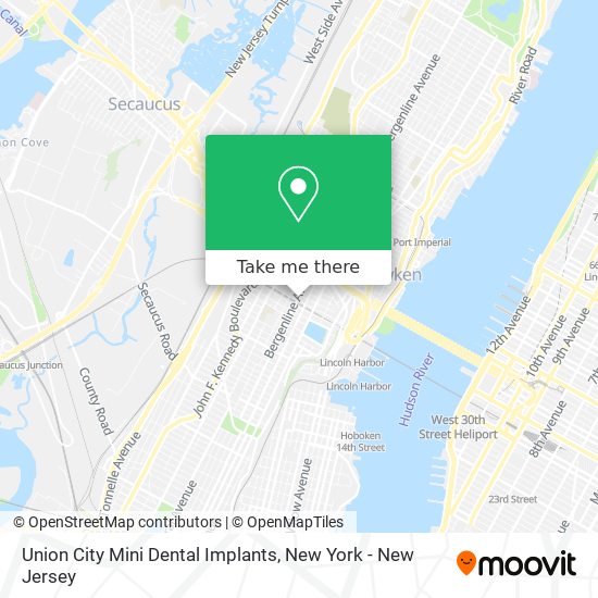 Union City Mini Dental Implants map