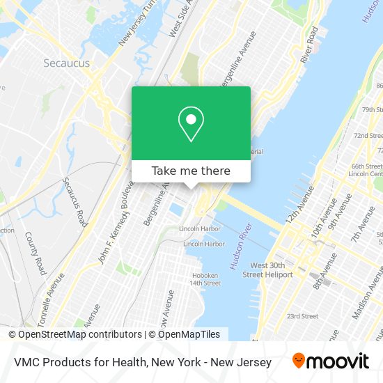 VMC Products for Health map