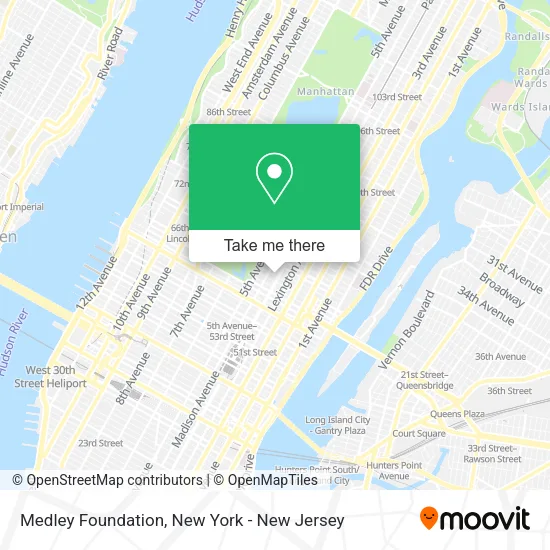 Medley Foundation map