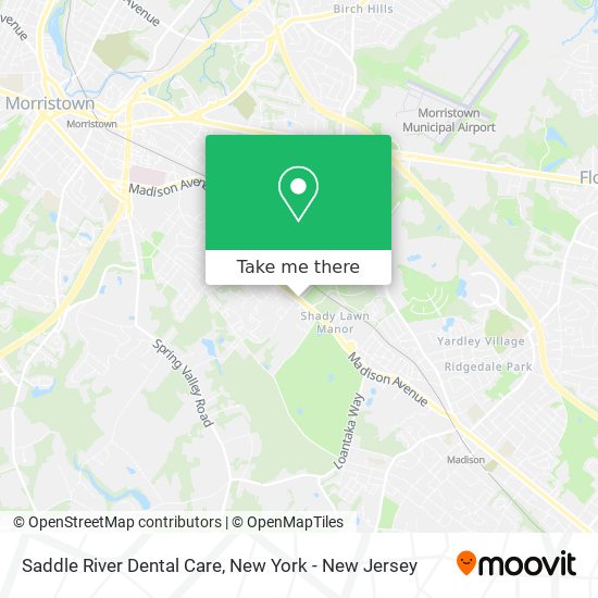 Saddle River Dental Care map