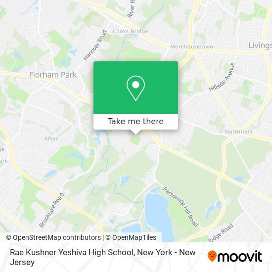 Rae Kushner Yeshiva High School map