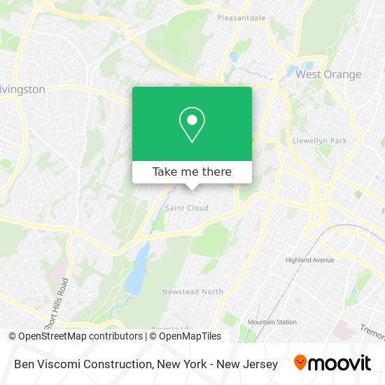 Ben Viscomi Construction map