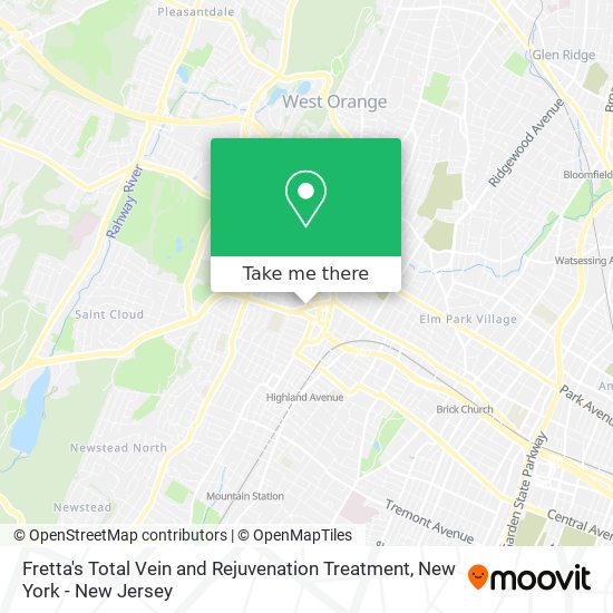 Fretta's Total Vein and Rejuvenation Treatment map