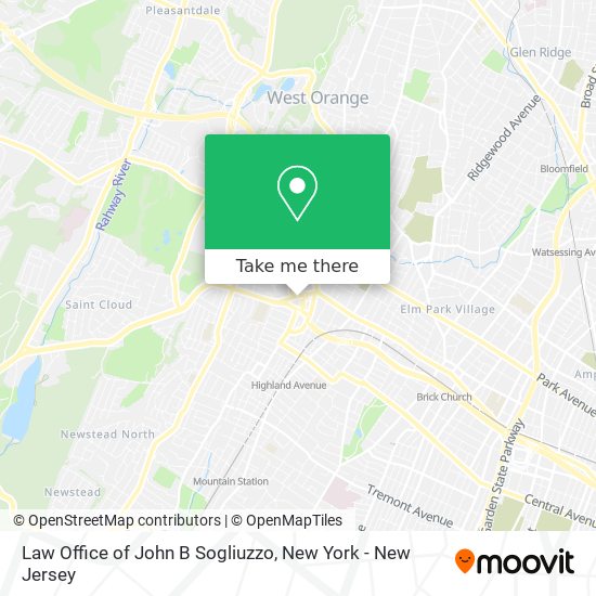 Mapa de Law Office of John B Sogliuzzo