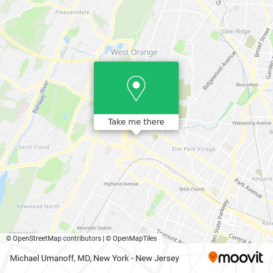 Michael Umanoff, MD map