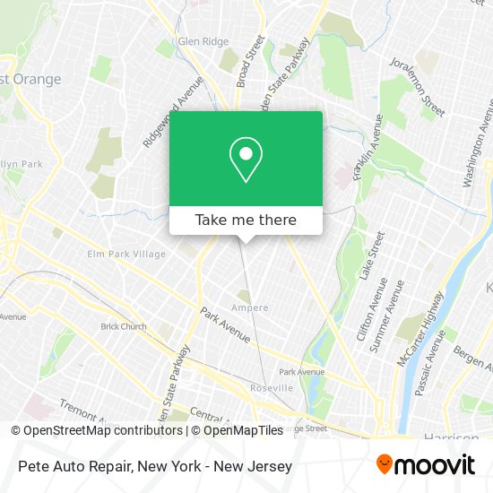 Pete Auto Repair map