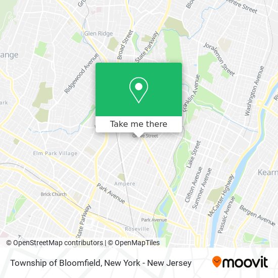 Township of Bloomfield map