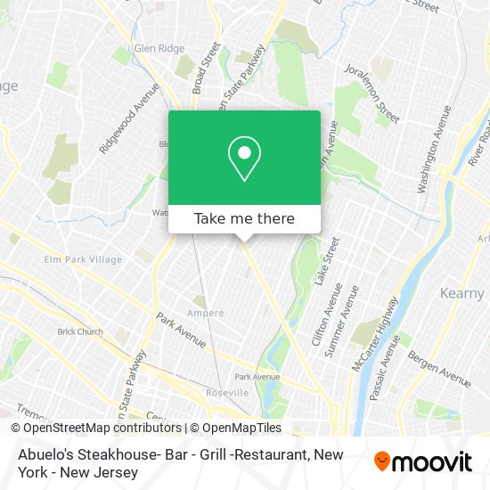 Mapa de Abuelo's Steakhouse- Bar - Grill -Restaurant