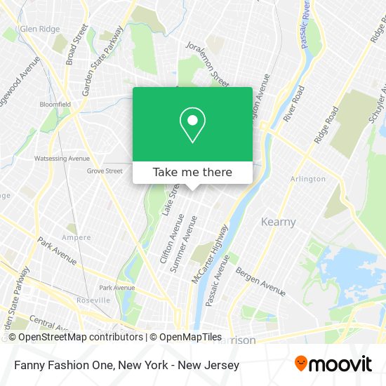 Fanny Fashion One map