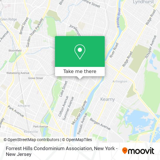 Forrest Hills Condominium Association map