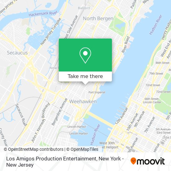 Mapa de Los Amigos Production Entertainment