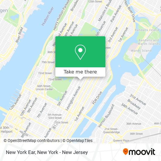 Mapa de New York Ear