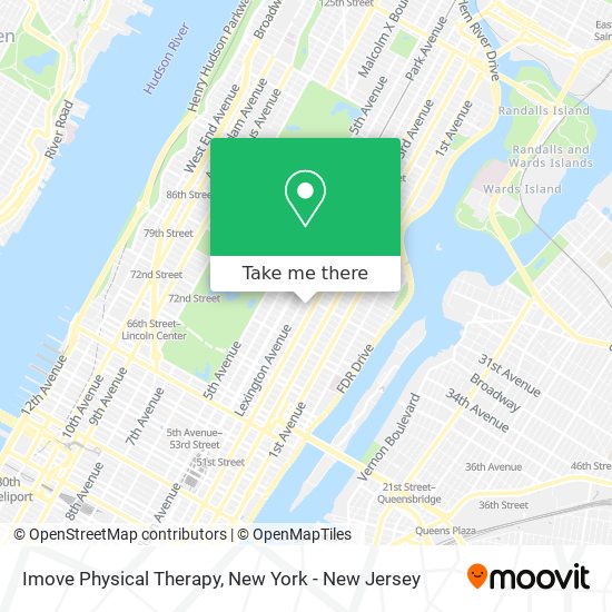 Mapa de Imove Physical Therapy