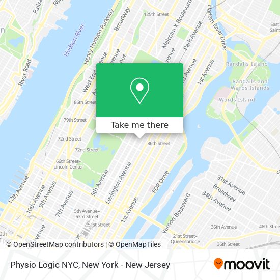 Physio Logic NYC map