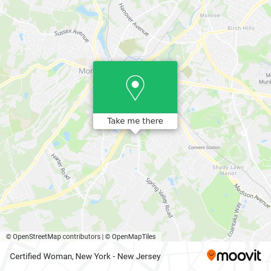 Certified Woman map