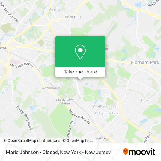 Mapa de Marie Johnson - Closed