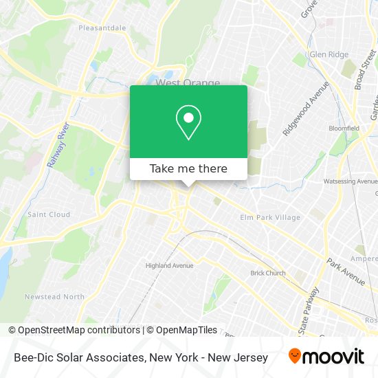 Bee-Dic Solar Associates map