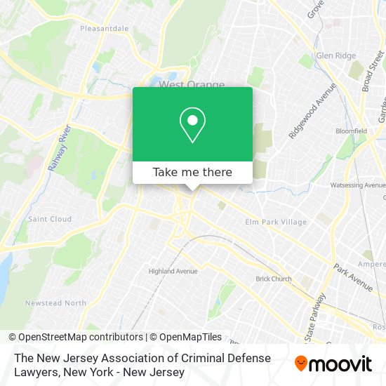 The New Jersey Association of Criminal Defense Lawyers map