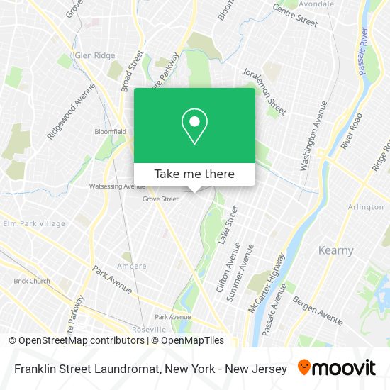 Mapa de Franklin Street Laundromat