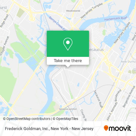 Frederick Goldman, Inc. map