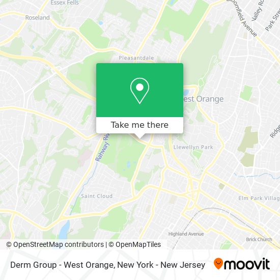 Mapa de Derm Group - West Orange