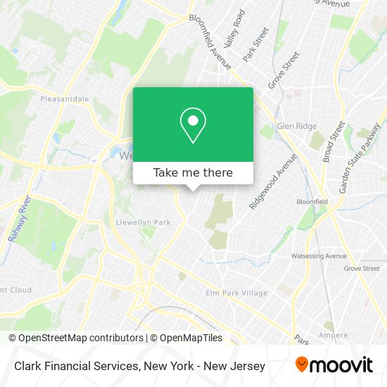 Clark Financial Services map