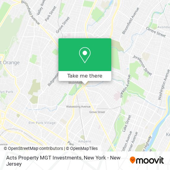 Acts Property MGT Investments map