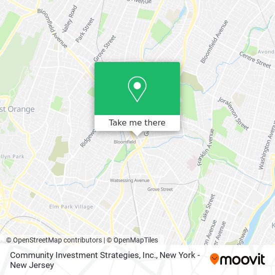 Mapa de Community Investment Strategies, Inc.