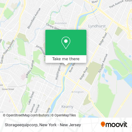 Storageequipcorp map