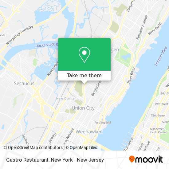 Gastro Restaurant map