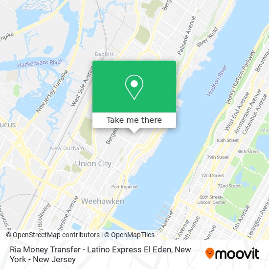 Ria Money Transfer - Latino Express El Eden map