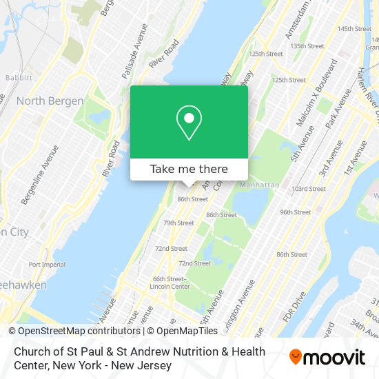 Church of St Paul & St Andrew Nutrition & Health Center map