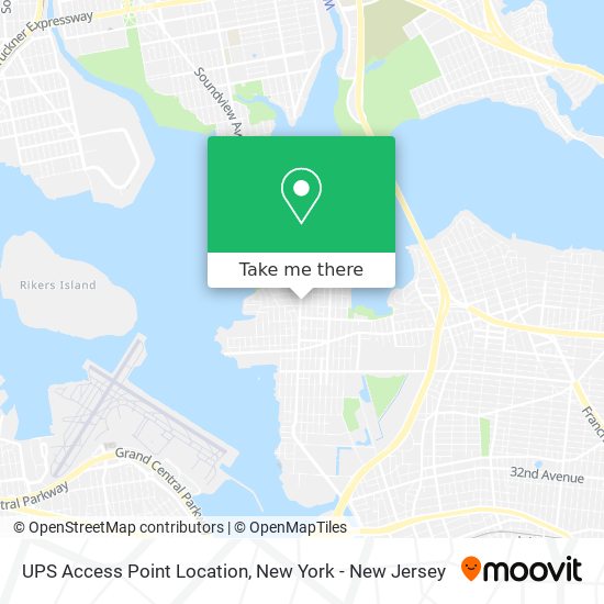 Mapa de UPS Access Point Location