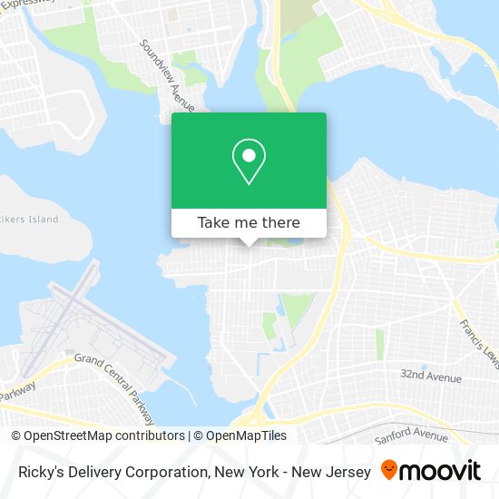 Ricky's Delivery Corporation map