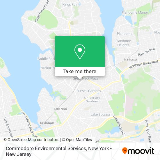 Commodore Environmental Services map
