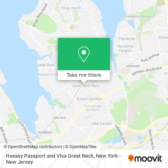 Mapa de Itseasy Passport and Visa Great Neck