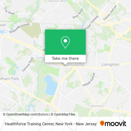 Healthforce Training Center map