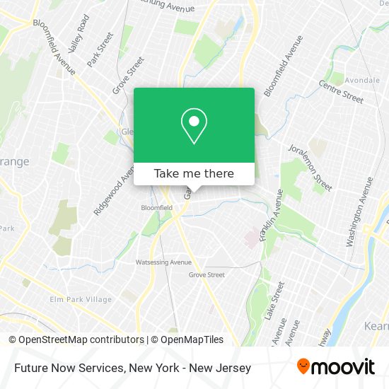 Future Now Services map