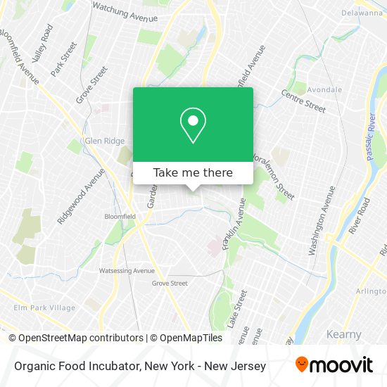 Mapa de Organic Food Incubator