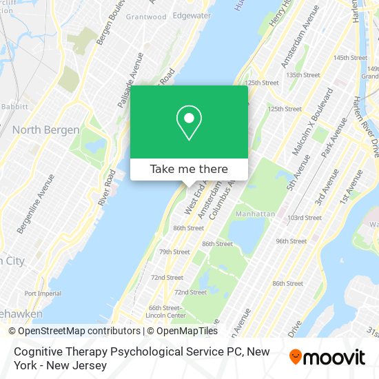 Cognitive Therapy Psychological Service PC map