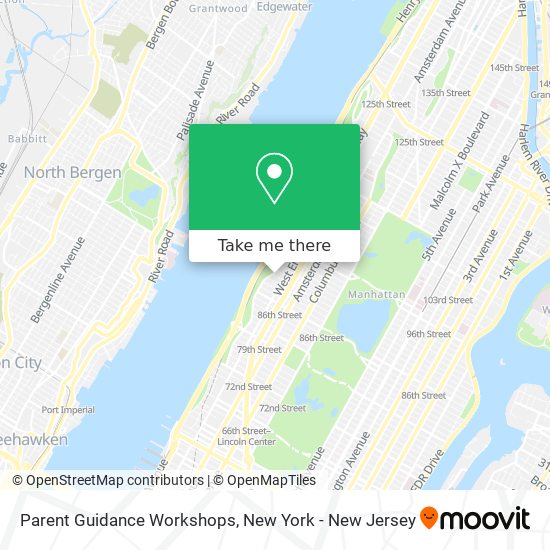 Mapa de Parent Guidance Workshops