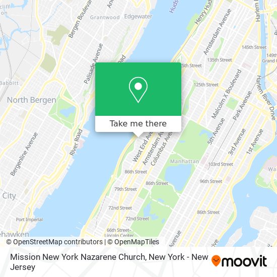 Mission New York Nazarene Church map