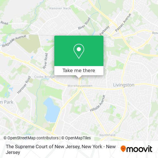 The Supreme Court of New Jersey map