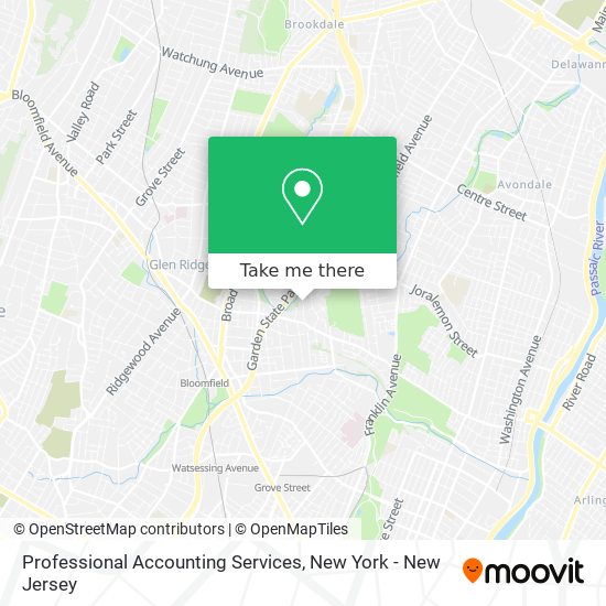 Professional Accounting Services map