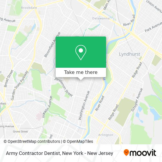 Army Contractor Dentist map