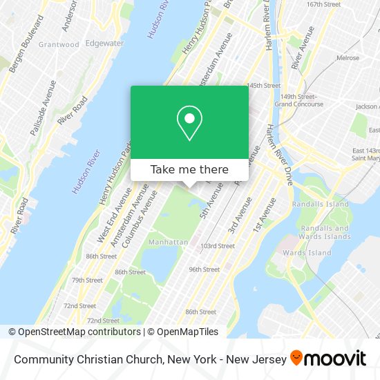 Community Christian Church map