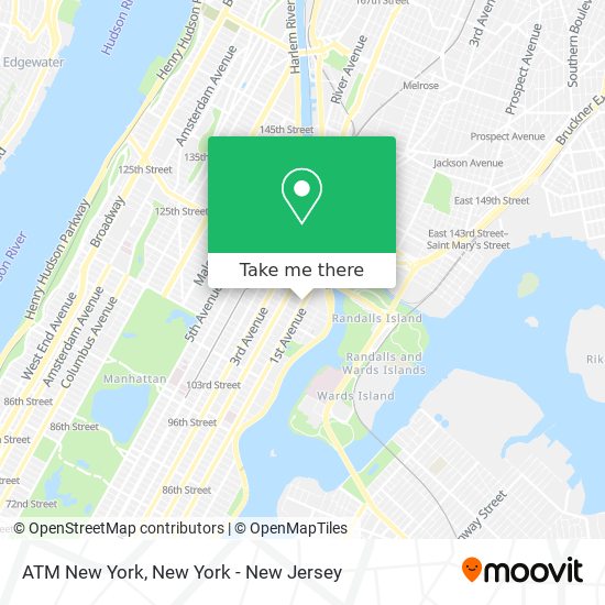 ATM New York map